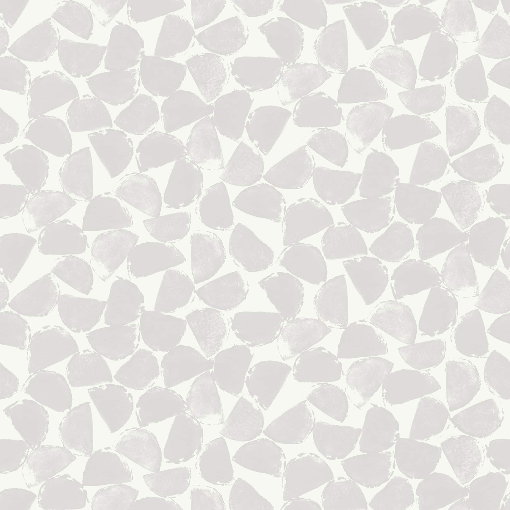 InHome Bliss Print Gray Peel & Stick Wallpaper